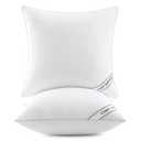 MIULEE 26x26 Inch Euro Pillows Inserts, Pack of 2 Down Alternative Virgin Filling Comfy Support Throw Pillows for Sofa Couch Bed