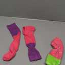 JenPen 2 Pairs Neon Slouch Socks for Women 80s 90s Scrunch Socks Soft Extra Long Size 9 to 10