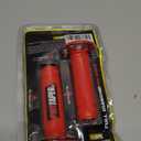 7/8" Motorcross Handle Grips Dirt Bike 22mm 24mm Truster Grips Motorcycle Ergonomic Bar End Non Slip Grip Gel Gep Scooter Cruiser Racing Mountain (Pro taper, Red)