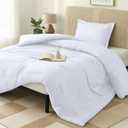 Twin Comforter White by Utopia Bedding, Comforters Twin Size, Bedding Comforters Sets, Down Alternative Soft Bed Set, 1 Comforter (64 x 88 inches)