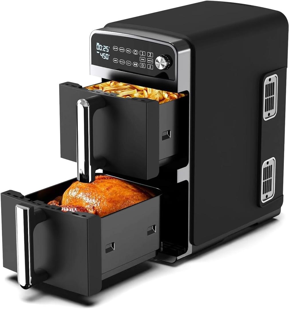 Air Fryer Double Basket 12QT