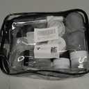 18pack Travel Bottles for Toiletries,TSA Approved Silicone Travel Containers for Toiletries,Leak Proof Refillable Liqus Shampoo And Conditioner travel Essentials toiletry Bottles (Gray)