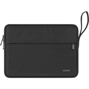 Laptop Sleeve Case 15.6 Inch, Water Resistant Shockproof Protective Computer Cover with Handle, Traveling Carrying Bag with Pocket, Portable Laptop Case Compatible for HP, Dell, Asus, Lenovo, Black