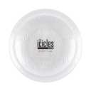 Icicles Plates Pearl 7"+9" Case of 128 (4 packs x 32)