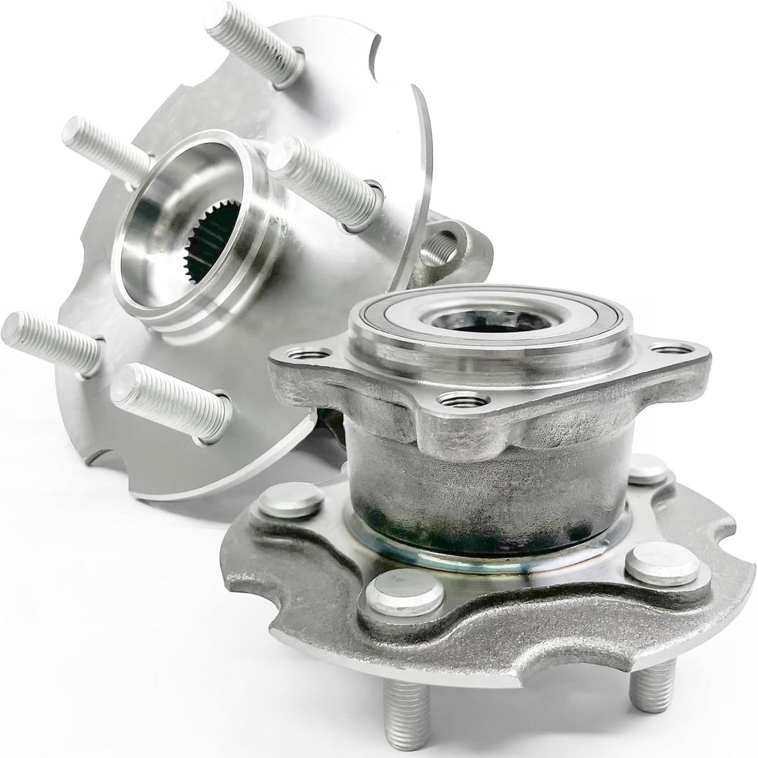 Pair 512374 Rear Wheel Bearing Hub Assembly Compatible with Lexus NX300H 2015-2021, NX300 2018-2021, NX200T 2015-2017, for Toyota RAV4 2006-2018, 5 Lugs w/ABS