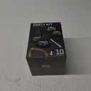 Party Kit with Hats, Tiaras, Blowouts, Noise Makers & Necklaces, Black/Gold, 10 Person Pack, for New Year's Eve