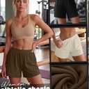 Huukeay 3 Pack Women's Sweat Shorts with Pockets Lounge Elastic High Waist Athletic Shorts Summer Workout Comfy Sweatshorts (XL)