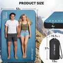 HEETA Self Inflating Sleeping Pad with Electric Pump, 4" Ultra Thick Memory Foam Camping Mattress, 9.5 R-Value Insulated Sleeping Mat, Easy to Inflate & Deflate for Camping Car Travel Tent Cot Bed, Full