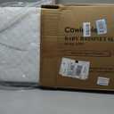 Cowiewie Bassinet Bedside Sleeper, Portable, Breathable, Adjustable Baby Bedside Bassinet for Peaceful Nights, Light Grey, Crib