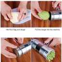 Stainless Steel Noodle Maker,Manual Pasta Machine Stainless Steel Pasta Maker Pasta Press Noodle Machine, kitchen Aid Accessories Pasta Tools