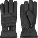 Trail maker Windproof Waterproof Insulated Winter Gloves for Men and Women, Warm Gloves for Extreme Cold (Black)