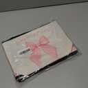 4Pcs Pink Coquette Bow Makeup Bag, Preppy Cosmetic Bags Zipper Pouch Travel Toiletry Bag, Pink Trendy Gifts for Women Girls Coworker Friends Travel Storage Accessories Birthday Christmas Gifts-2