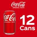 Coca-Cola Fridge Pack Soda Soft Drink, 12 fl oz Cans, 12 Pack - Classic Cola Soda Cans