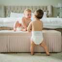 Pura Size 5 Eco-Friendly Diapers (24-35 lbs) Totally Chlorine Free (TCF), Hypoallergenic, Soft Organic Cotton, Sustainable, up to 12 Hours Leak Protection, Allergy UK, 6 Packs of 20 (120 Diapers)