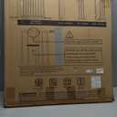 InnoTruth 29.540.75" Baby Gate for Stairs, 30" Tall Dog Gates for Doorways & Hallways, Safety Gate for Kids & Pets, Pressure-Mounted Walk-Through with Dual Lock & 2-Way Swing, White