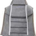 NLQR Tan Leather Driver and Passenger Side Bottom & Top Back Replacement Seat Covers & Armrest Covers Compatible with Ford F250 F350 F450 F550 Lariat 2002-2007 Compatible with Ford Excursion 2002-2005