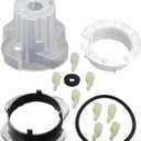 Seentech UPGRADED 285811 Medium Cam Agitator Repair Kit with 8pcs 80040 Washer Agitator Dog - Compatible with Whirlpool, Ken-more Washers  Replaces: 285811VP,3347410,3351001,3363663,AH334650