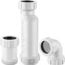 Dreyoo 1-1/2" Sanitary Waste Valve Kit, Compatible with Wavin BV1B/UB Waste Valve, Prevents Odor & Pressure Failures with Self Sealing Membrane, for RV, Sinks, Toilets, Showers