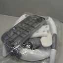 Potty Training Seat SKYROKU Potty Training Toilet with Step Stool Ladder, for Kids Boys Girls Toddlers - Comfortable Safe Potty Seat with Anti-Slip Pads Ladder 8838-Grey