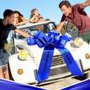 Chunful 30 Inch Graduate Car Bow Large Gift Bow for Cars 2026 Congratulations Graduate Decoration Gift Wrapping Ornament for Present Birthday Party(Blue)