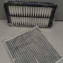 Engine Cabin Air Filter kit for Tucson/Santa Cruz(2022-2025),Sportage(2023-2025),Sorento/Santa Fe(2021-2025),Sonata (2020-2025),NOT FOR HYBRID