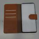 SUANPOT for Samsung Galaxy S8 5.8"(NON S8+ 6.2") with RFID Blocking Leather Wallet case Credit Card Holder, Flip Folio Book Phone case Shockproof Cover Women Men for Samsung S8 case Wallet Light Brown