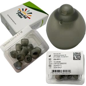 Phonak Vented Hearing Aid Domes 4.0  Medium Size (M)  Compatible with Phonak Marvel, Paradise, Lumity RIC Devices  Open Fit  10-Pack  Genuine Phonak Domes