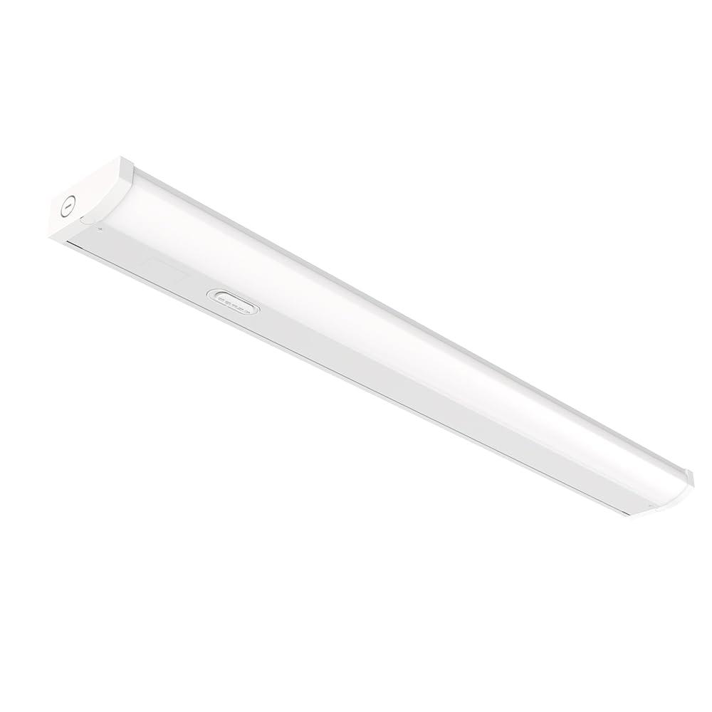 Juno UCES 24 Inch LED Under Cabinet Lighting, LED Kitchen Cabinet Light Fixture Hardwired, Dimmable, Damp Rated, Selectable Soft, Warm, Neutral, Cool, Daylight White Light (UCES 24IN SWW5 90CRI WH M6)