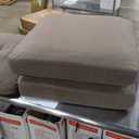 Shintenchi 76" Modern Upholstered Sectional Sofa, L-Shaped Couch with Storage Ottoman and Reversible Chaise for Living Room, Brown Linen Fabric