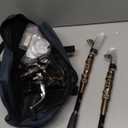 PLUSINNO Fishing Rod and Reel Combos Carbon Fiber Telescopic Fishing Pole with Reel Combo Sea Saltwater Freshwater Kit Fishing Rod Kit (6.89 ft, 2PACK Full Kit with Carrier Case)