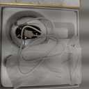 Red Light Therapy for Face and Neck, 7 Color Facial Massager with Adjustable Vibration and Thermals for Wrinkles, Double Chin, Portable Skin Care Tool with Base, White