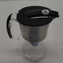 AQUAPHOR Water Filter Pitcher Opal 12 Cup with 1 X B15 Filter - 145 Gallons Long-Life (Black)