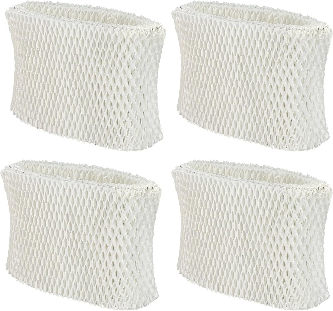 Funmit WF2 Humidifier Filter Replacement for Vicks Kaz Humidifier Starry Night Cool Mist V3500N V3700 V3100 V3900 Sunbeam 1118 1119 Honeywell HCM-300T HCM-350 WA-8D Enviracaire ECM-500 4 Pack