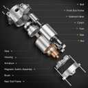 New Starter Compatible with 1999-2005 Chevy Silverado 1500 HD 2500 3500 6.0L V8, 2003-2005 Express 2500 3500, 2002-2005 Cadillac Escalade, 2000-2005 GMC Sierra 1500 HD 2500 3500, Savana, Yukon 6492N