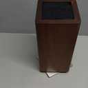 Dmore magnetic knife block without knives, 360 rotatable magnet knife holder stand made of fine acacia wood, Extra Large capacity knife storage for knives and utensils for kitchen counter top (Wide: 4.5x4.5 inches)