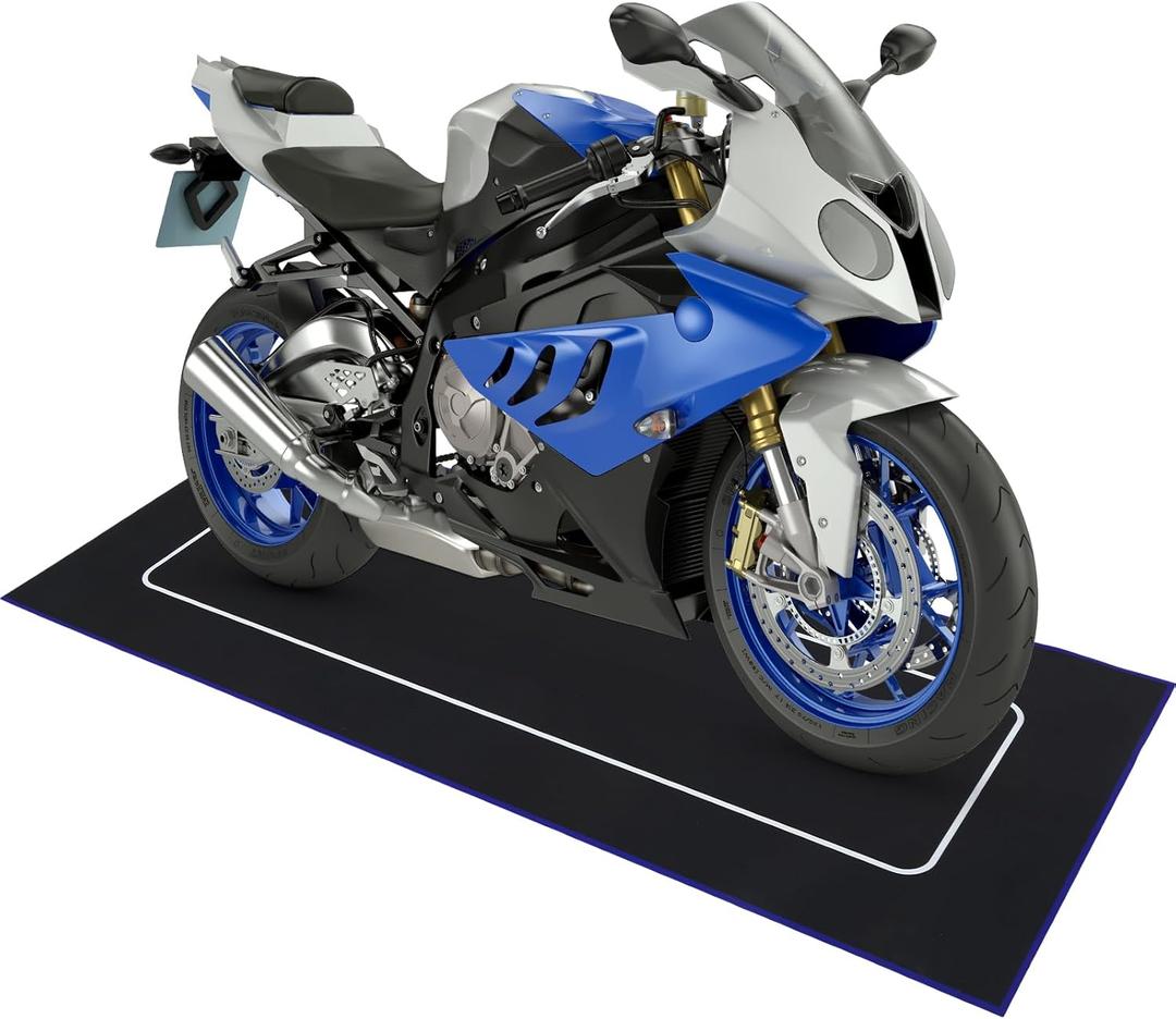 Motorcycle Mat 78 x 31 Inch Garage Floor Rug Washable Parking Mats for Garage Floors Non Slip Oil Absorbent Pad Rubber Backing Layer Protects Floor from Spills Drips Stains(Basic Style) Motorcycle Mat 78 x 31 Inch Garage Floor Rug Washable Parking Mats for Garage Floors Non Slip Oil Absorbent Pad Rubber Backing Layer Protects Floor from Spills Drips Stains(Basic Style)
