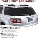 Tail Lights Inner Assembly Compatible with 2013-2016 GMC Acadia 2017 Acadia Limited,Right Passenger Side Rear Light Taillights Replacement # 23267345
