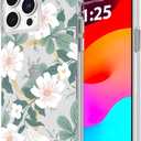 Rifle Paper Co. iPhone 15 Pro Max Case [Compatible with MagSafe] [12ft Drop Protection] Cute iPhone Case 6.7" with Floral Pattern, Anti-Scratch Tech, Shockproof Material, Slim Fit - Willow