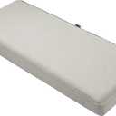 Classic Accessories 62-014-HGREY-EC Bench Cushion Combo, 42"W x 18"D x 3"Thick, Heather Grey