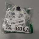 White Pedals Compatible with Ridstar Q20, Bicycle Pedals for Electric Bike, Aluminium Lightweight Platform Pedal with Non-Slip Pins, Durable Flat Pedal for Electric Bicycle