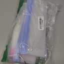 Protein Powder Travel Container Set,Reusable Powder Supplement Container To Go,21Pcs Single Dose Bags & 3Pcs Large Zip Bags,Portable Travel Containers with Funnel,Spoon (24 PACK)