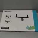 Vondynote Dual Speaker Mount Bar Mounting Fork Bracket Speaker Pole Width Adjustable, Single