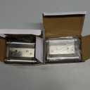 2 Pairs (4Pcs) of 3" Stainless Steel Cafe Saloon Door Swing Self Closing Double Action Spring Hinge