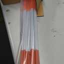 Driveway Markers with Reflective Tape 20 Pcs 48 Inch Solid Fiberglass Pole Snow Stakes for Parking Lots, Walkways, Ski Slopes Road (5/16 Inch Diameter)