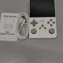 R40 Retro Handheld Game Console - 128GB with 25K+ Games, 3.5 Inch IPS Screen, 3000mAh Battery, Mini HDMI, Type-C, Reverse Charging, Portable Arcade Video Gaming Console(White)