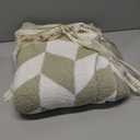 Snuggle Sac Chevron Throw Blanket for Couch, Reversible Super Soft Warm Blankets Cozy Knit Fuzzy Plush Lightweight Throws for Sofa, Bed, Camping, Green,50x60 inches