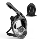 Full Face Snorkel Mask for Adults, Snorkeling Gear for Kids, Anti-Fog & Anti-Leak Design with 180° Panoramic View, Dry Top Breathing System, Ideal for Scuba Diving, Snorkeling XL