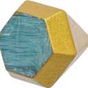 2 x MyGift 2 Inch Small Cone Ring Holder, Art Deco Matte Black and Metallic Gold Geometric Ring Holders, Decorative Diamond Shaped Jewelry Storage Display Stands, 6 Piece Set