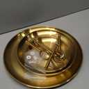 QTLCOHD 2Pcs 3 Tier Stainless Steel Cupcake Stand  Gold Tiered Dessert Stand for Wedding & Birthday Party