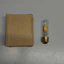 Hompavo LED Flame Bulb - 3W Flickering Fire Light with Realistic Glass Shell, E26 Base for Indoor Outdoor Holiday Decor, Porch, Home, Halloween, Christmas